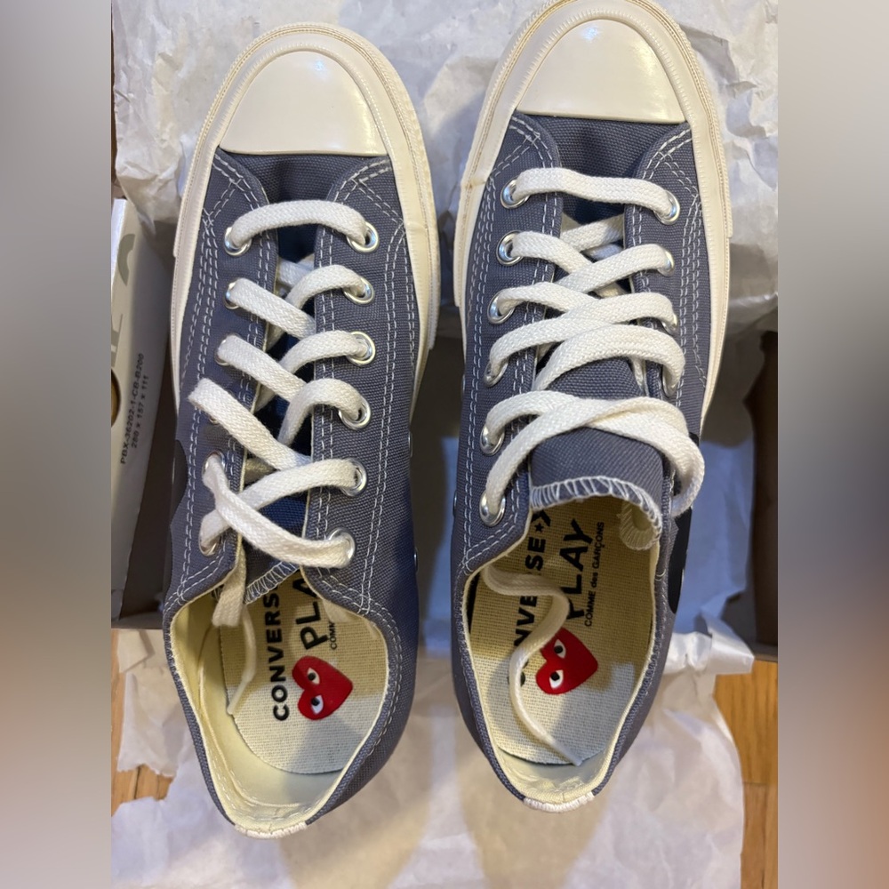 Comme des Garcons PLAY Gray Sneakers